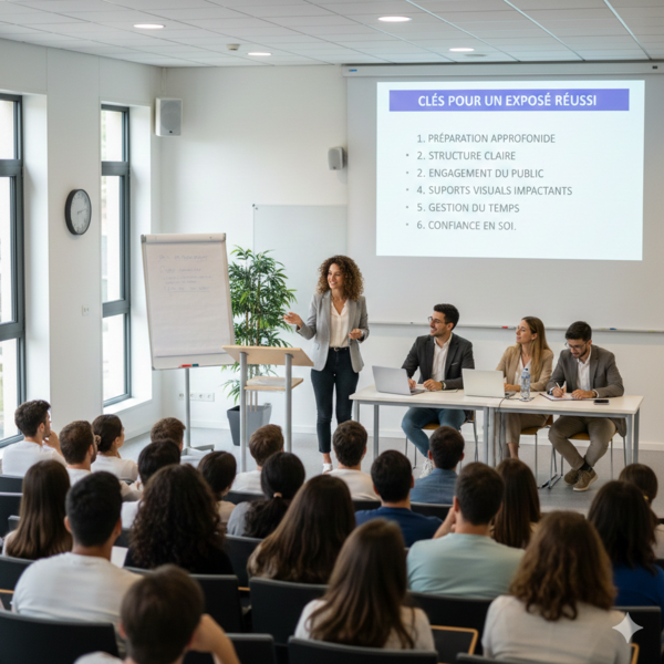 COMMENT RÉUSSIR UN EXPOSÉ DE GROUPE À L’UNIVERSITÉ (LICENCE, MASTER) : 7 ÉTAPES CLÉS POUR BRILLER EN ÉQUIPE 