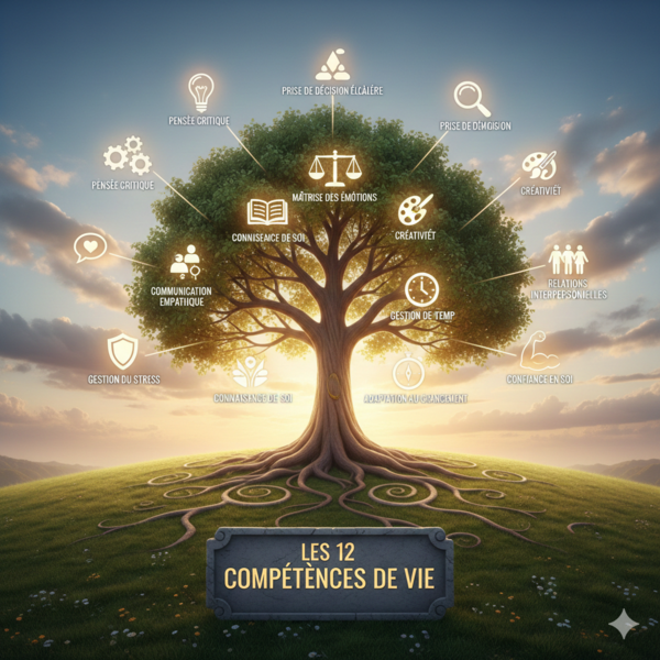 LES 12 COMPÉTENCES DE VIE POUR RÉUSSIR DE MANIÈRE GOBALE (ESPRIT CRITIQUE, INTELLIGENCE ÉMOTIONNELLE, COMMUNICATION…) 