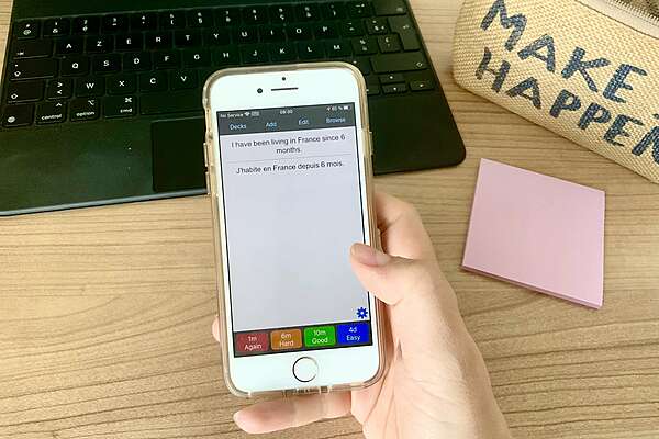 Learn French with flashcards