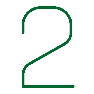 Wired outline 2434 number 2 hover draw