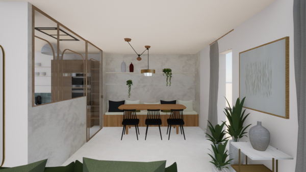 Conception intérieure complète d'une maison achetée sur plan : le projet Verrière