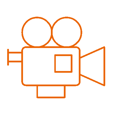 Wired outline 1036 movie camera hover pinch  1 