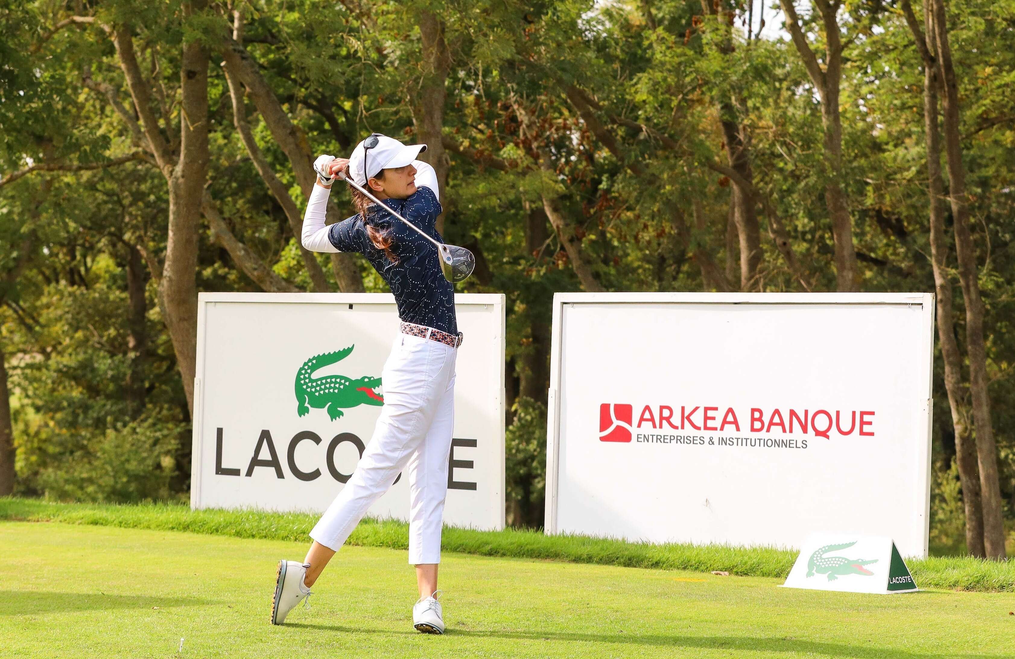 Alexandra Bonetti before the swing