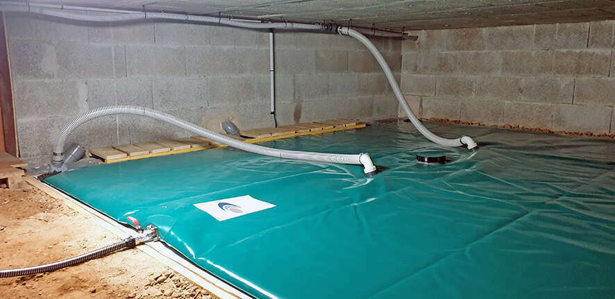 Citernes souples de stockage d'eau - Cuves de récupération d'eau de pluie -  Rain'O