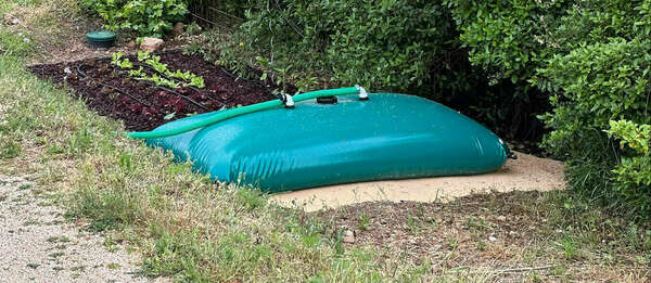 cuve recuperateur eau de pluie exterieur jardinage 10m3 avec filtration