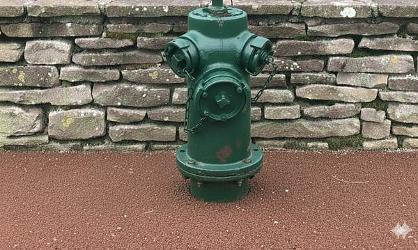 Poteau incendie vert : un dispositif rare, mais parfois indispensable