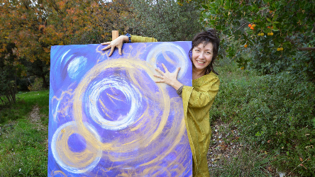 Atelier de peinture vibratoire-intuitive le 24  mars 2018