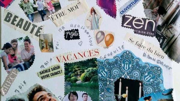 Rentrée décidée en capitale :Tableau de vision- Tableau de réalisation - Soin Abondance- RDV..