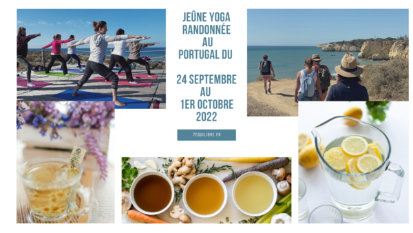 JEÛNE YOGA RANDONNÉE AU PORTUGAL DU 24 SEPTEMBRE AU 1ER OCTOBRE 2022