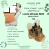 stage yoga huiles essentielles repas végétarien bain sonore méditation relaxation cercle de paroles