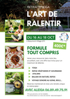 retraite l'art de ralentir 1- au 18 octobre 202- en Indre et Loire