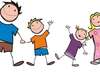 dessin d'une famille heureuse
