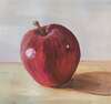 pomme, gouache, 2024