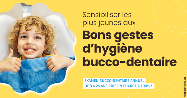Sensibiliser les plus jeunes aux bons gestes d'hygiène bucco-dentaire 1