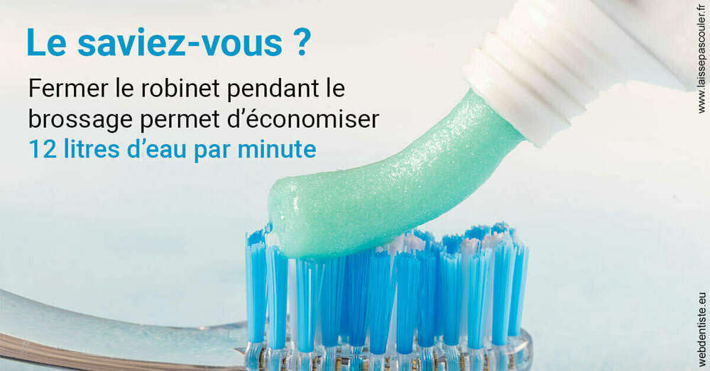 Fermer le robinet