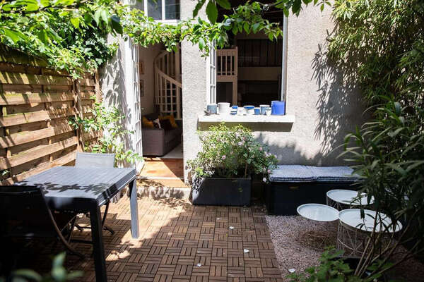 Appartement type 2, 59m2 avec jardin