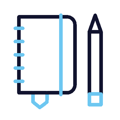 Wired outline 728 notebook pen notes  1 
