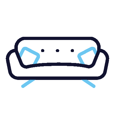 Wired outline 1608 sofa