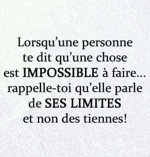 Évoluer et dépasser ses limites