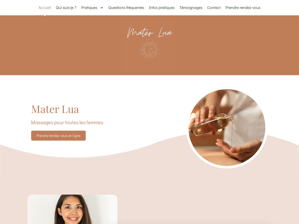 Exemple de site internet de Massage bien-être à Serris