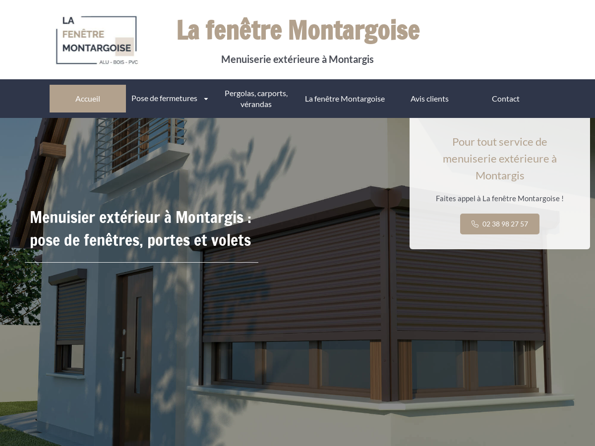 Exemple de site internet de Menuiserie et ébenesterie à Montargis