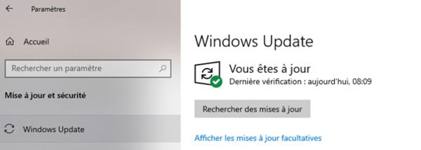 Dépannage connexion internet :