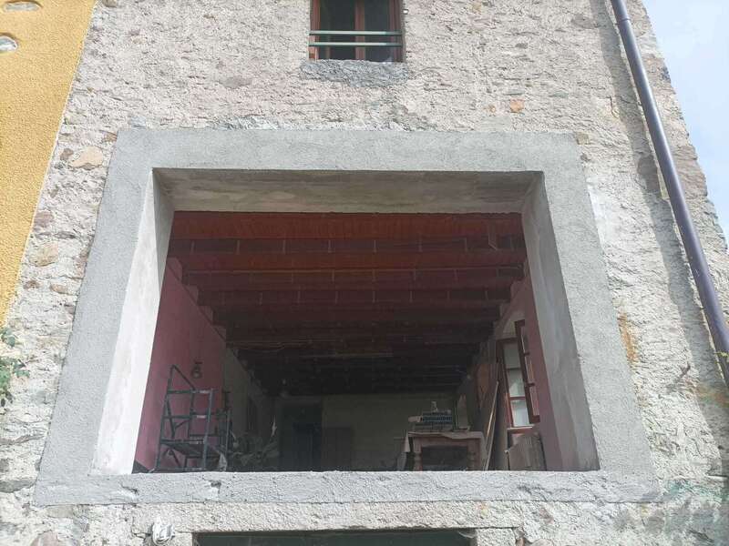 Création d'une ouverture sur façade