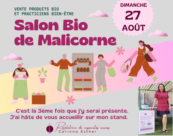 Sophrologue au Salon Bio de Malicorne