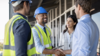 sur les chantiers avec des architectes