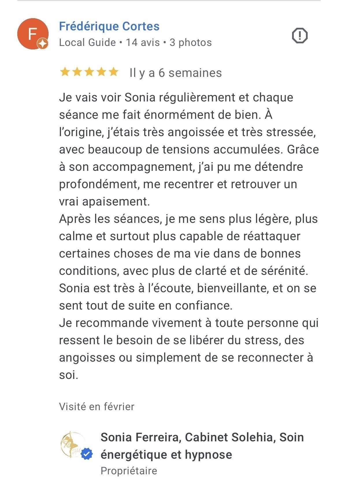 Sonia Ferreira, magnétiseur hypnothérapeute et coach