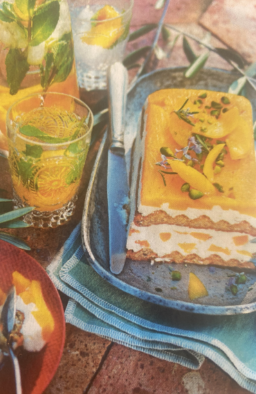 RECETTE DU TIRAMISU GLACÉ AUX PÊCHES