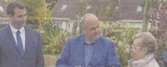 Merville-Franceville - Le square Daniel Delagneau inauguré