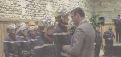 Les sapeurs-pompiers confluerais célèbrent leur sainte patronne dans les Greniers à Sel