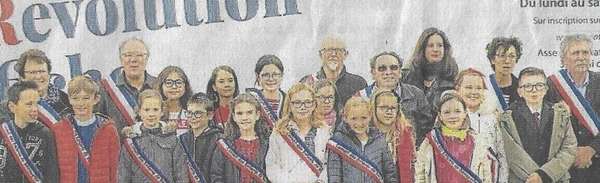 Bénouville - Le Conseil municipal des enfants à l'Assemblée