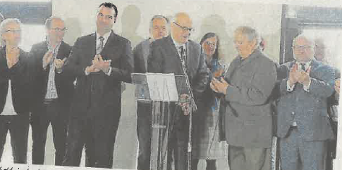 Colleville-Montgomery : Remise d'une médaille d'honneur 