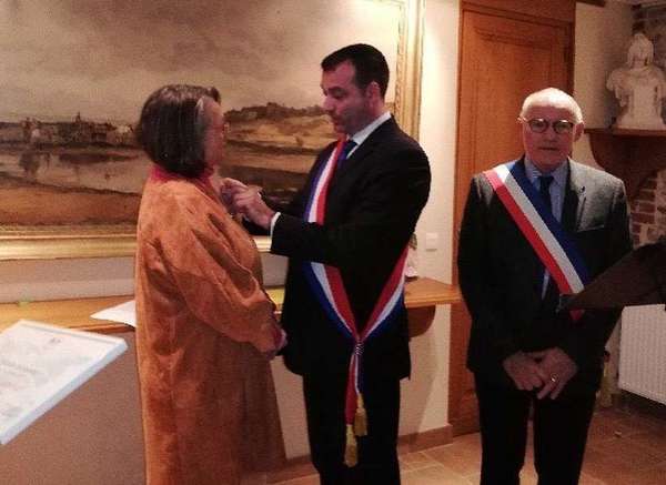 Villerville, Sylvaine de Keyzer Médaillée du Tourisme 