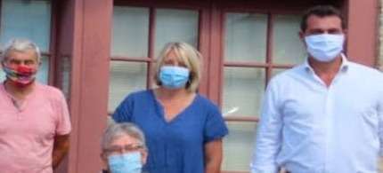 Saint-Martin-aux-Chartrains - Christophe Blanchet à la rencontre des élus