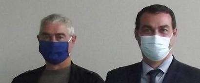 Le Theil-en-Auge - Didier Eudes accueille le député Christophe Blanchet