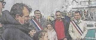 Quatre chalutiers neufs ont été baptisés à Ouistreham hier dimanche par le père François Juillet