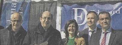 La Rivière-Saint-Sauveur - Première pierre pour les logements sociaux de la résidence Les Clématites