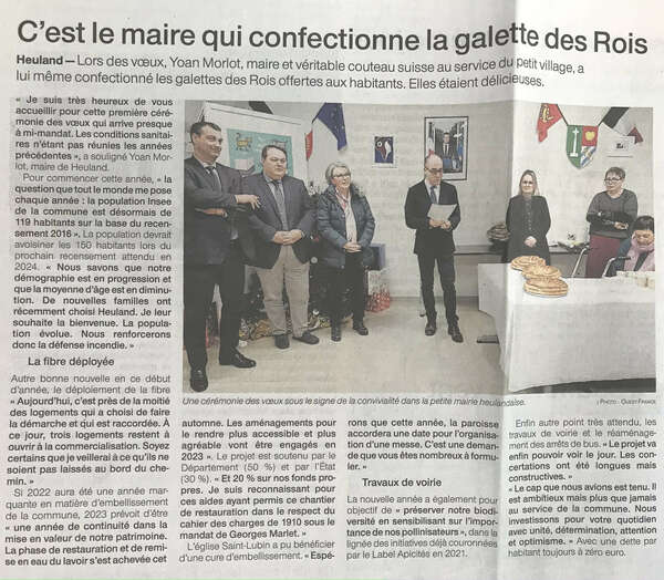 Vœux de la Municipalité : les élus tiennent "un cap ambitieux et sans emprunt"