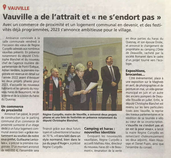 Vœux de Vauville en 2023