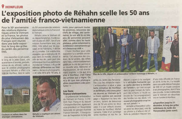 L'exposition photo de Réhahn scelle les 50 ans de l'amitié franco-vietnamienne