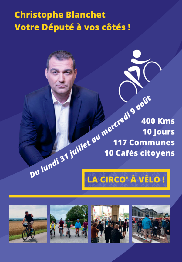 Tour à vélo : 31 juillet - 9 août 2023
