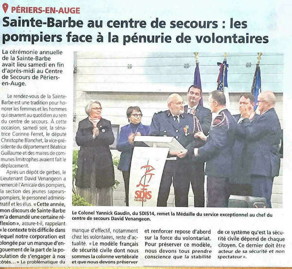 Sainte-Barbe au centre de secours : les pompiers face à la pénurie de volontaires
