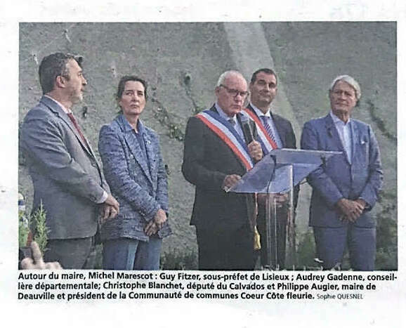 Inauguration en fanfare de la falaise confortée : la persévérance du Maire enfin récompensée