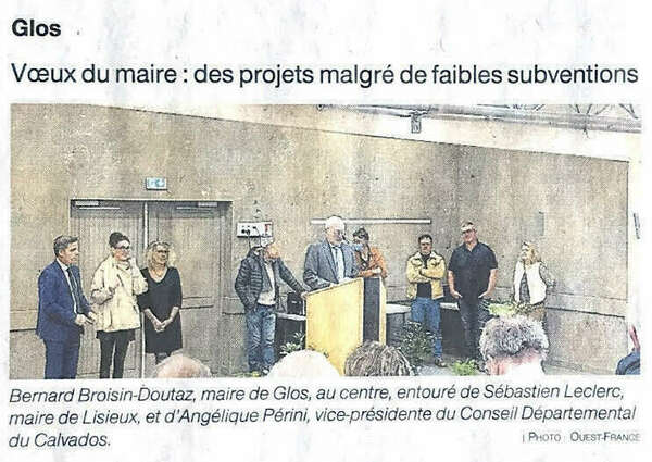 Voeux du Maire : Des projets malgré de faibles subventions