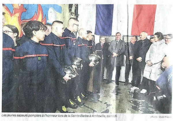 Les sapeurs-pompiers ont célébré la Sainte-Barbe