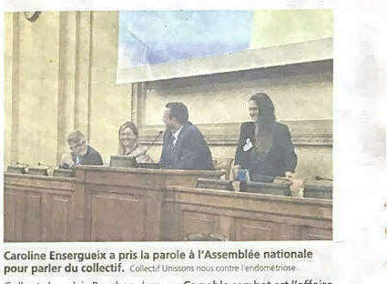 Un collectif né sur la Côte fleurie fait parler de l'endométriose jusuq'à l'Assemblée nationale