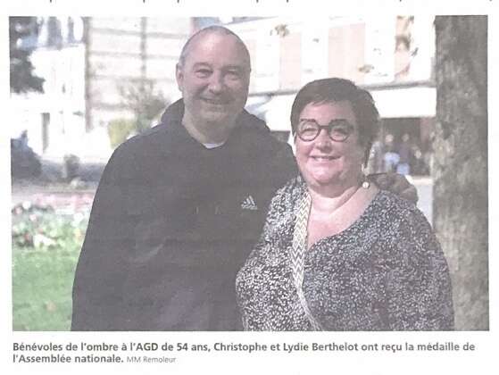 Le couple Berthelot, un dévouement sans faille au service de l'AGD, des jeunes et du sport